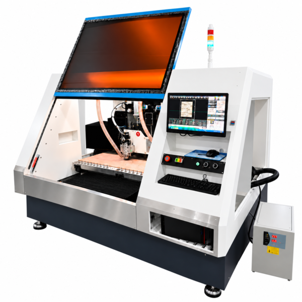 WET-AS-2LH 2 Spindles PCB Drilling and Routing Machine